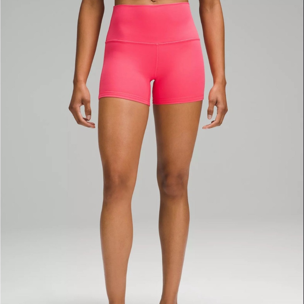 Lululemon Pink glaze 4” align shorts